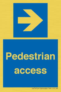 Pedestrian access